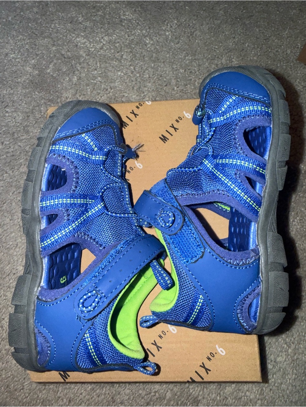Kids Blue Active Sandals - Lightweight Comfort